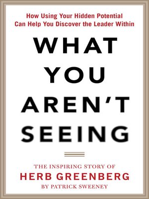 What You Aren't Seeing - ebook